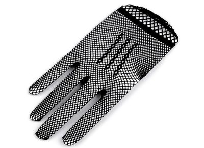 Formal Mesh Gloves/ Gothic- Black