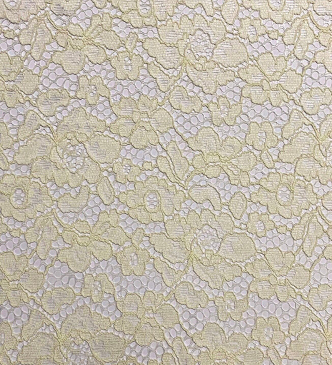 Corded Lace- Cream