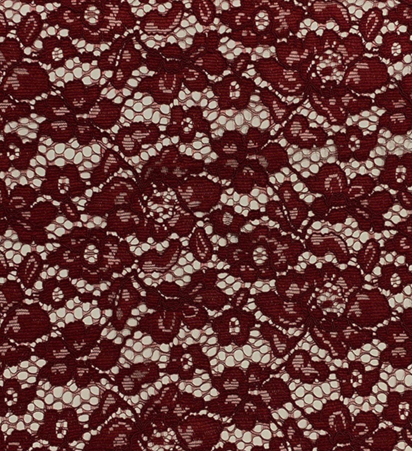 Corded Lace- Maroon
