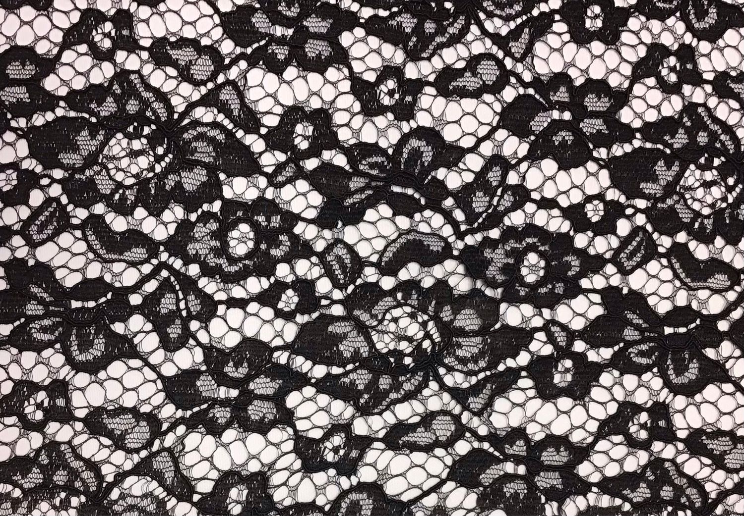 Corded Lace- Black