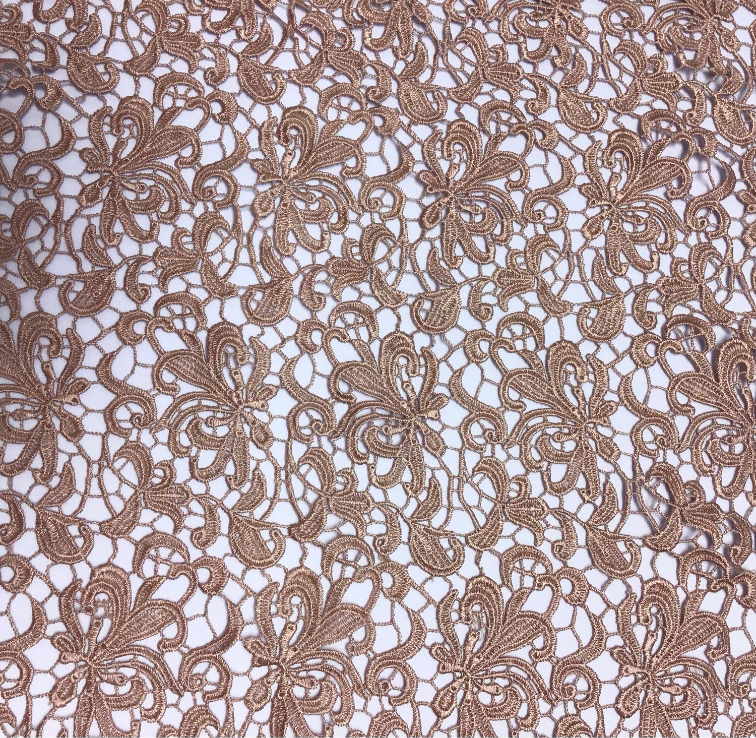 Guipure Lace- Dusty Rose