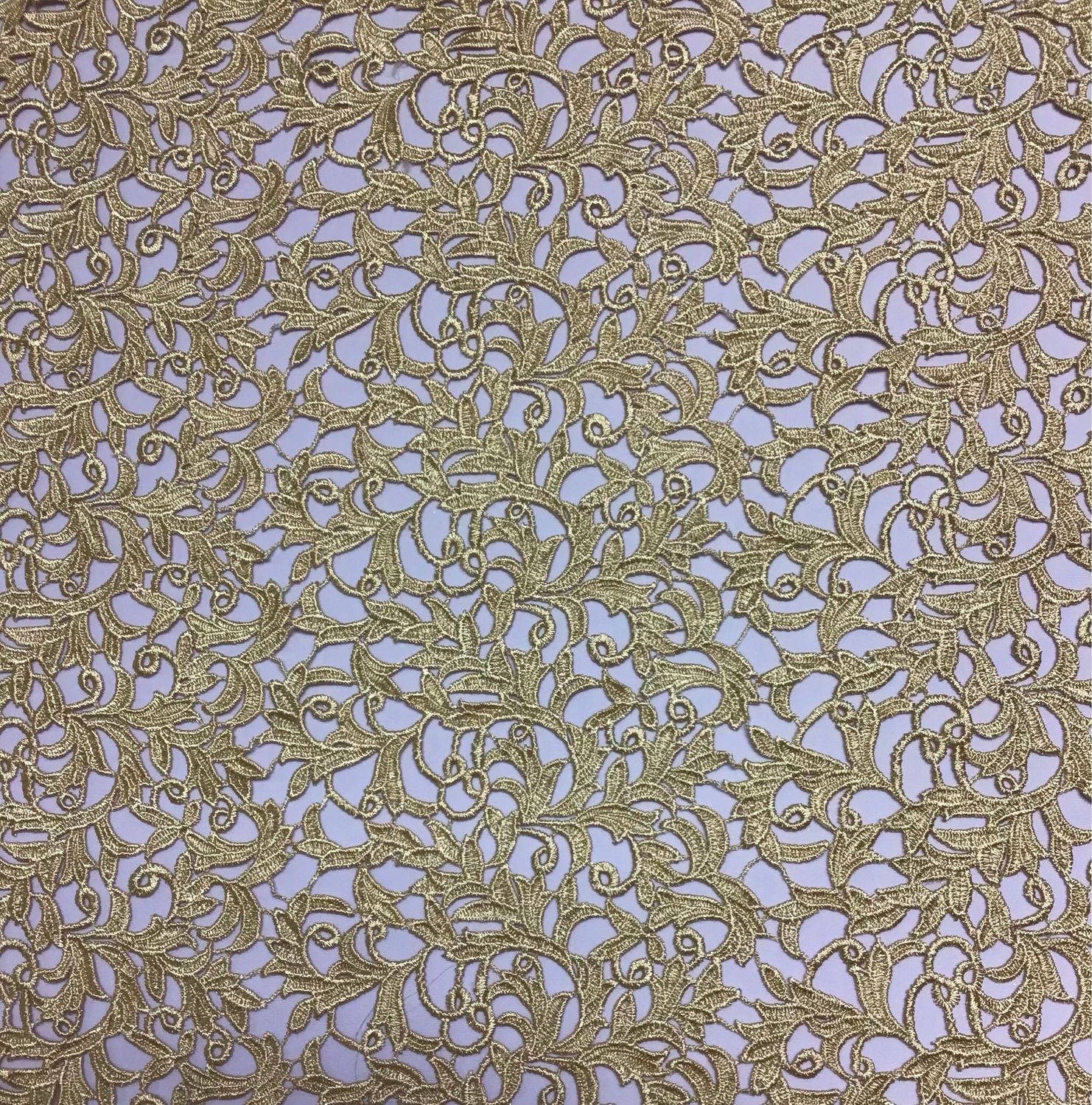 Guipure Lace- Gold