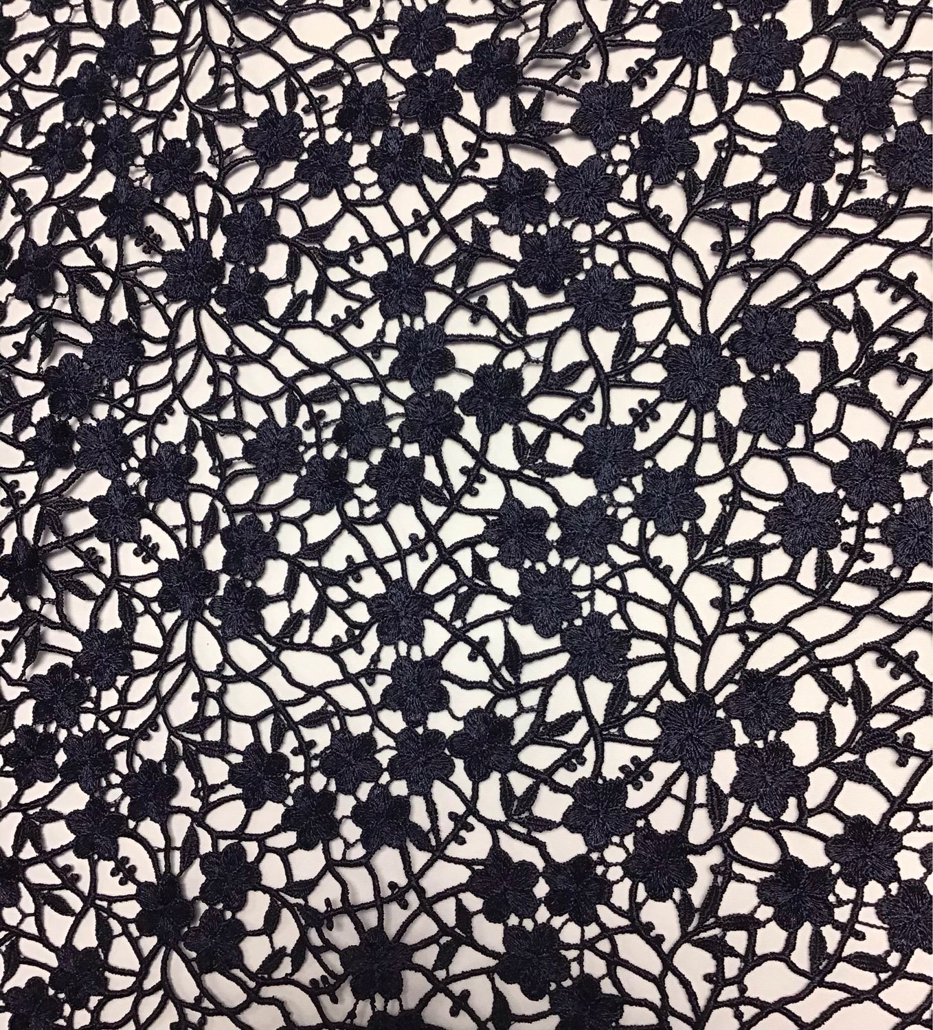 Guipure Lace- Navy