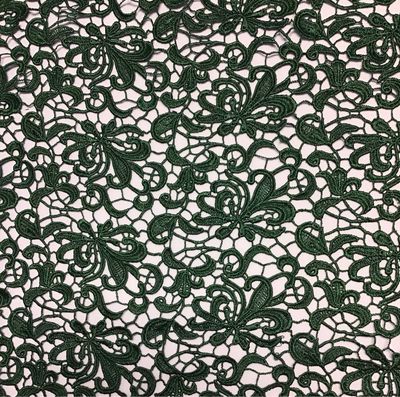 Guipure Lace- Dark Green