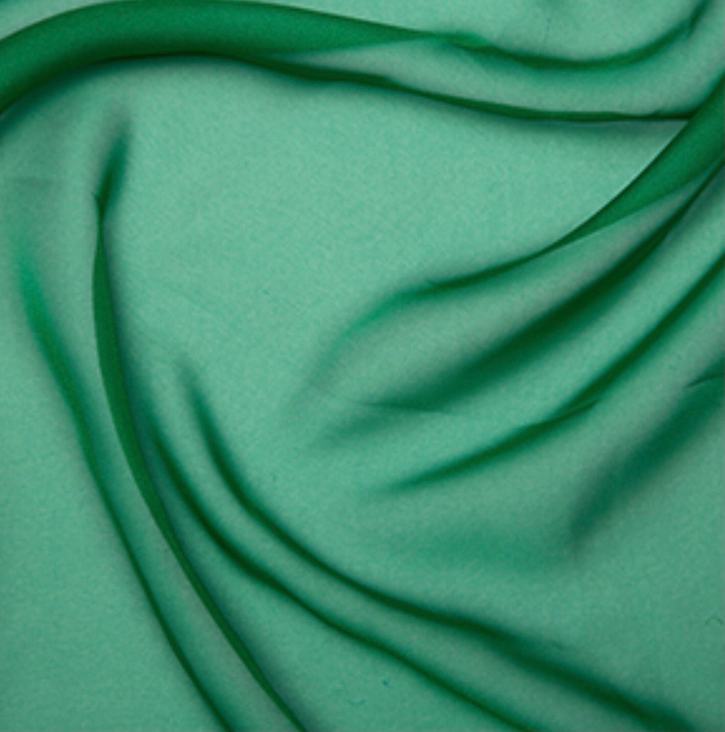 Cationic Chiffon- Bright Green