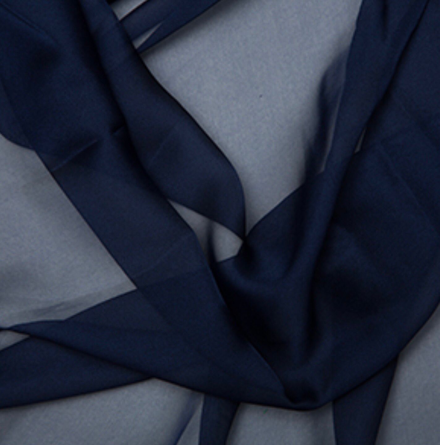 Cationic Chiffon- Navy