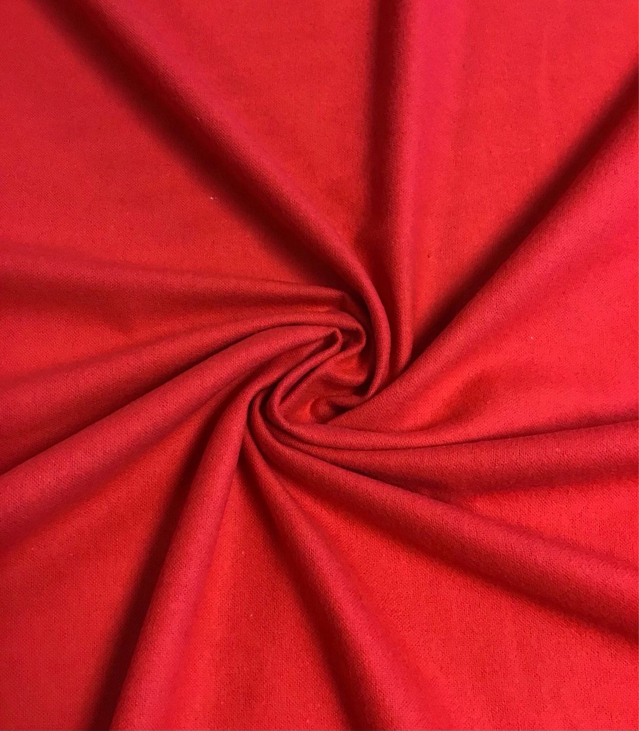 Red Brushed Cotton