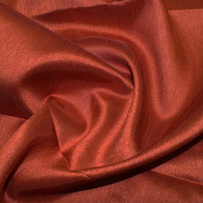 Shantung Satin- Terracotta