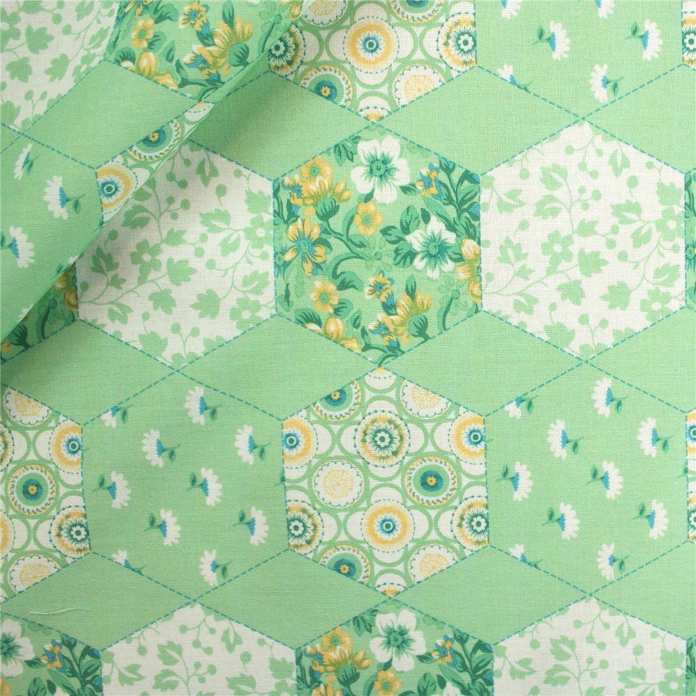 Patchwork Spring- Green