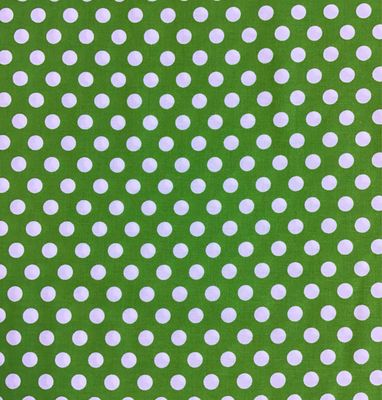 White Dots On Lime- Big