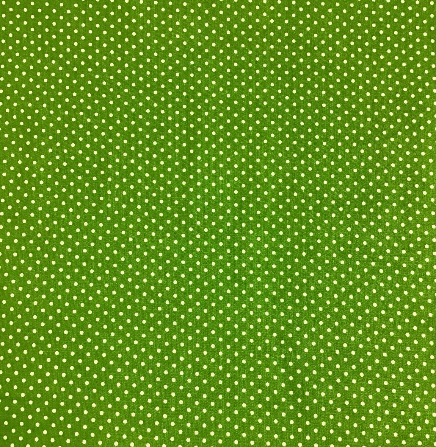 White Dots On Lime- Small