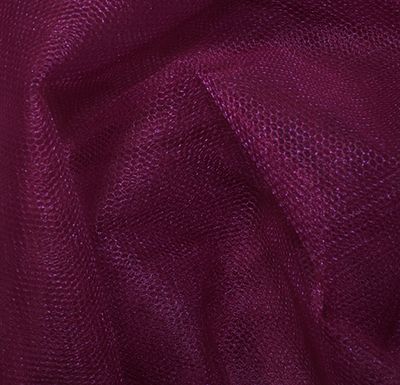 Dress Net/ Tulle- Wine