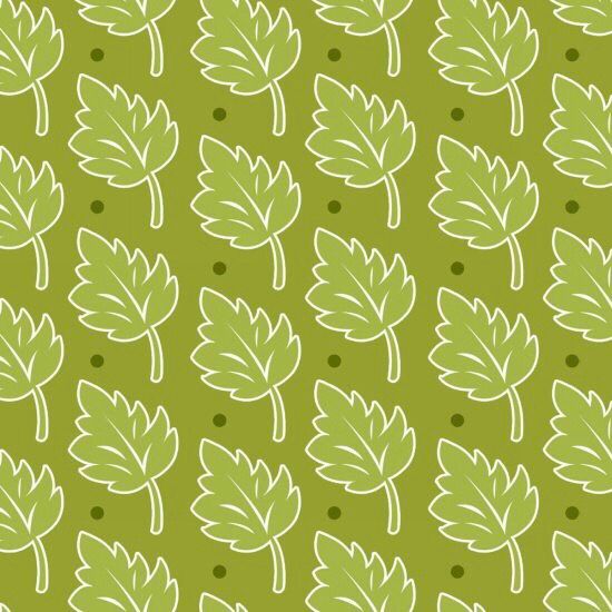 Bungle Jungle Leaves On Green