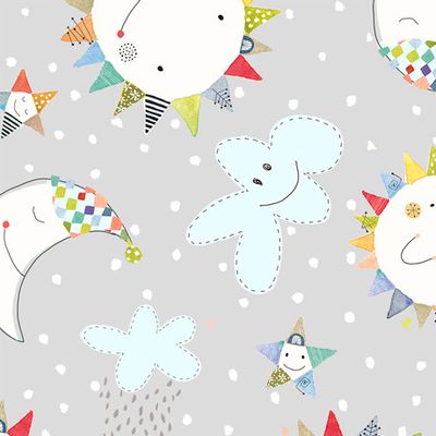 Lil’ Sunshine Sun And Moon Toss- Grey