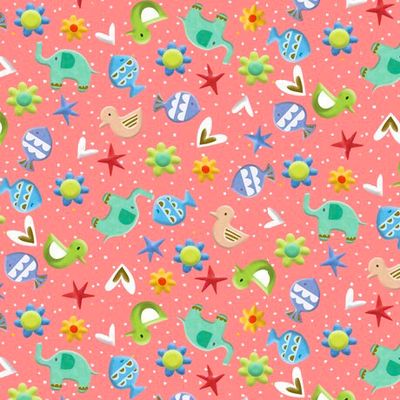 Lil’ Sunshine Animal Toss- Pink