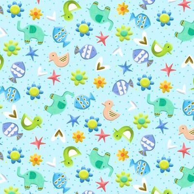 Lil’ Sunshine Animal Toss- Blue