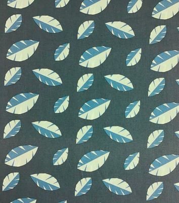 Jungle Safari Blue Leaf