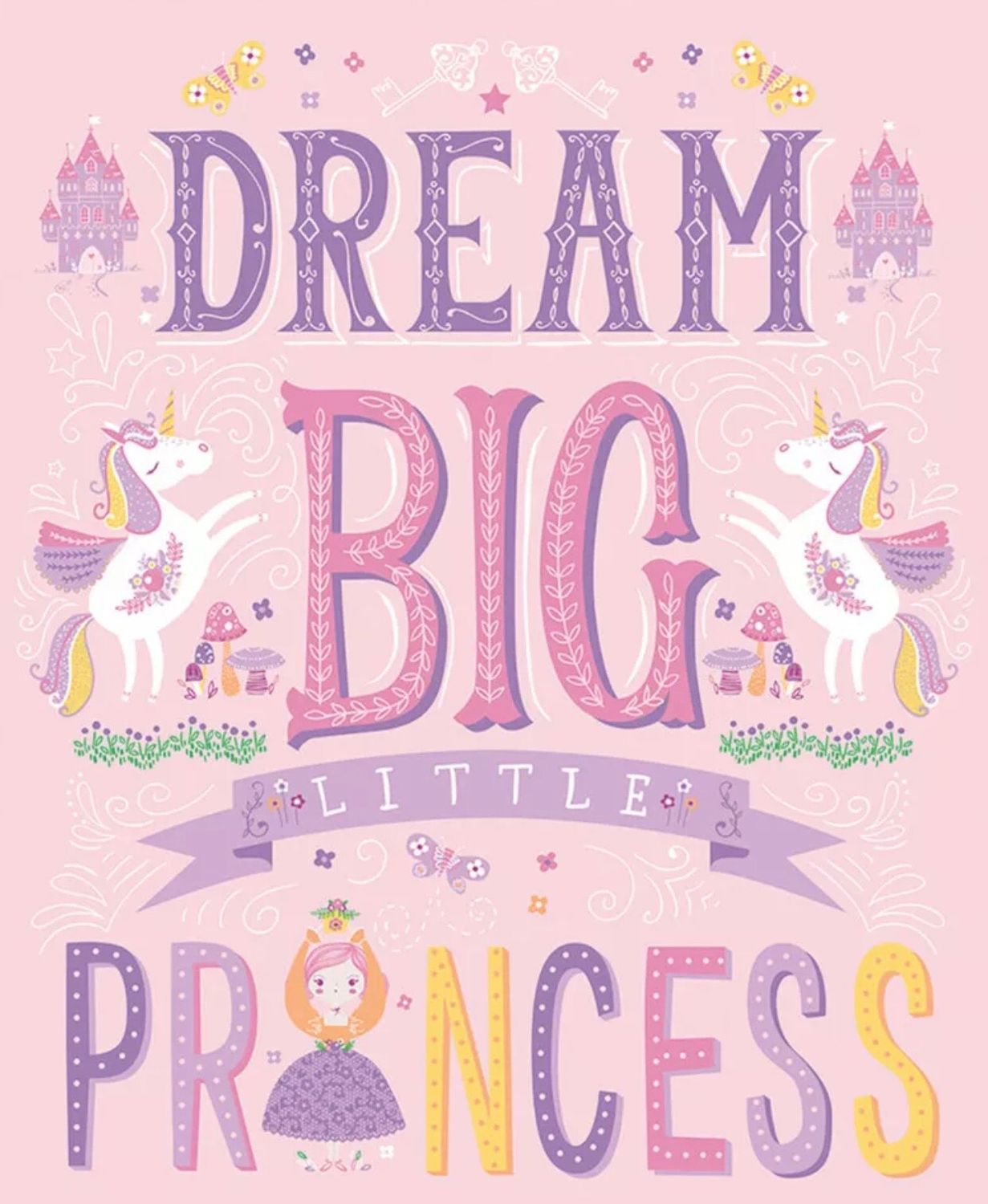 Dream Big Little Princess Panel