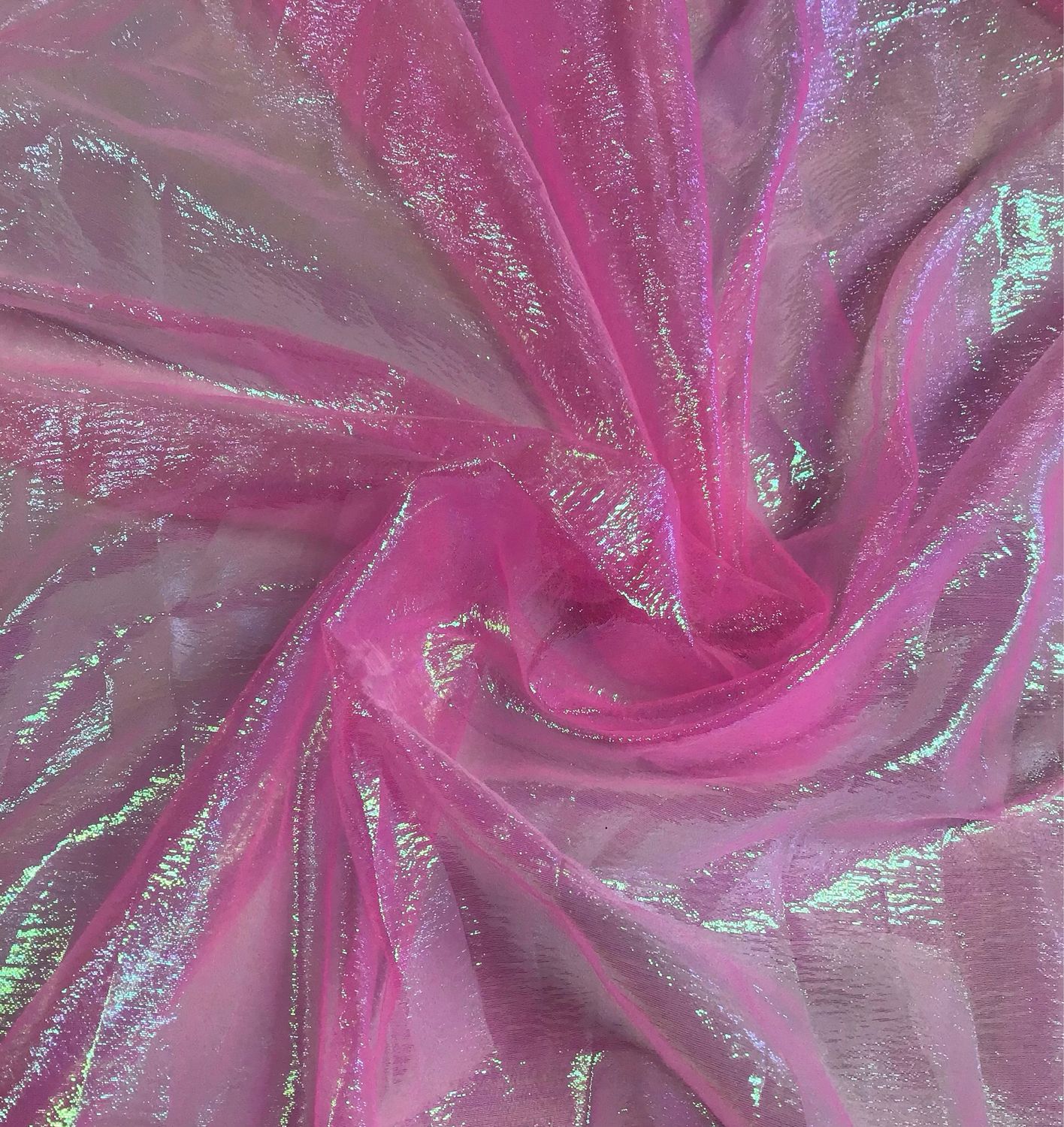 Rainbow Organza- Flo Pink