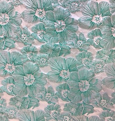 Mint Floral Brocade