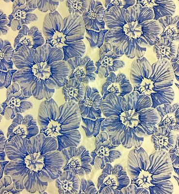 Brocade Blue Floral