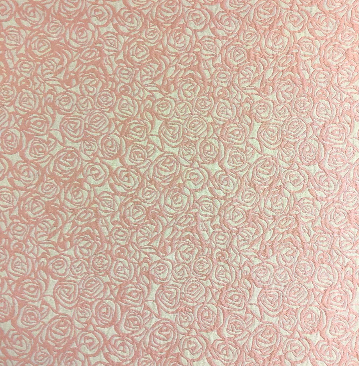 Rose Brocade- Peach