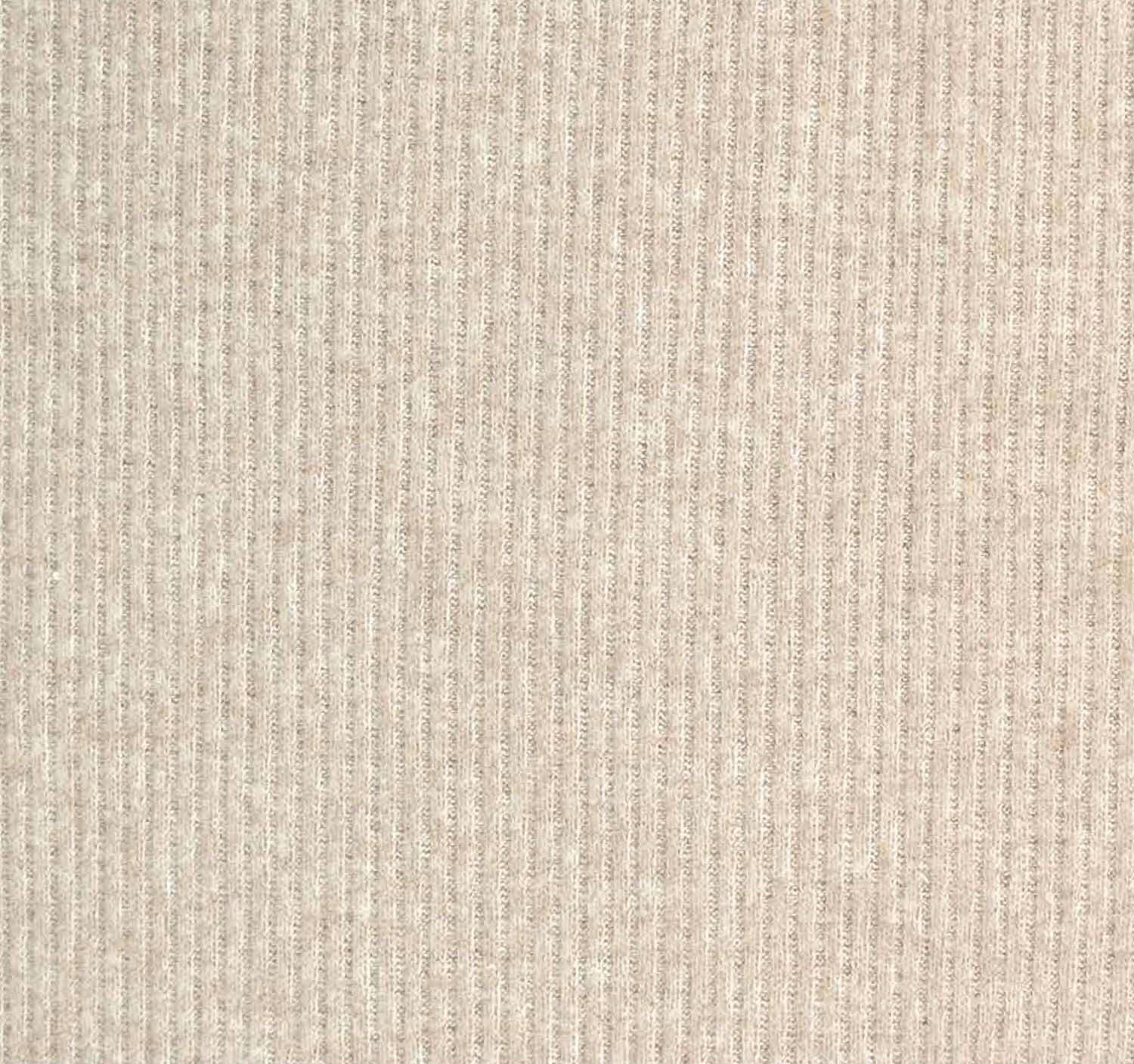 Ribbed Recycled Knit- Almond