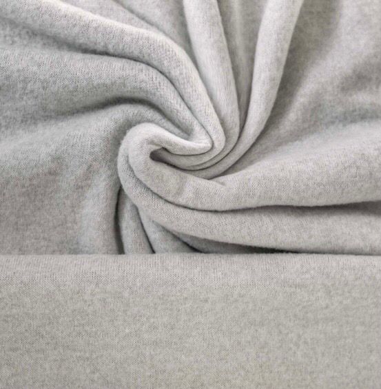 Recycled Brushed Knit- Pearl Grey