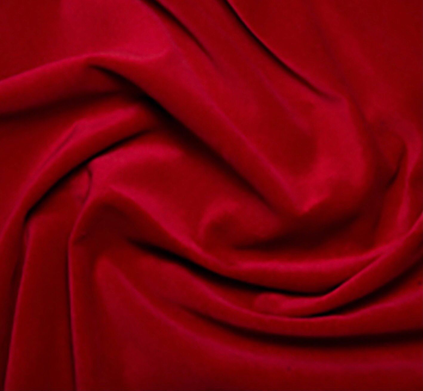 Cotton Velvet- Red