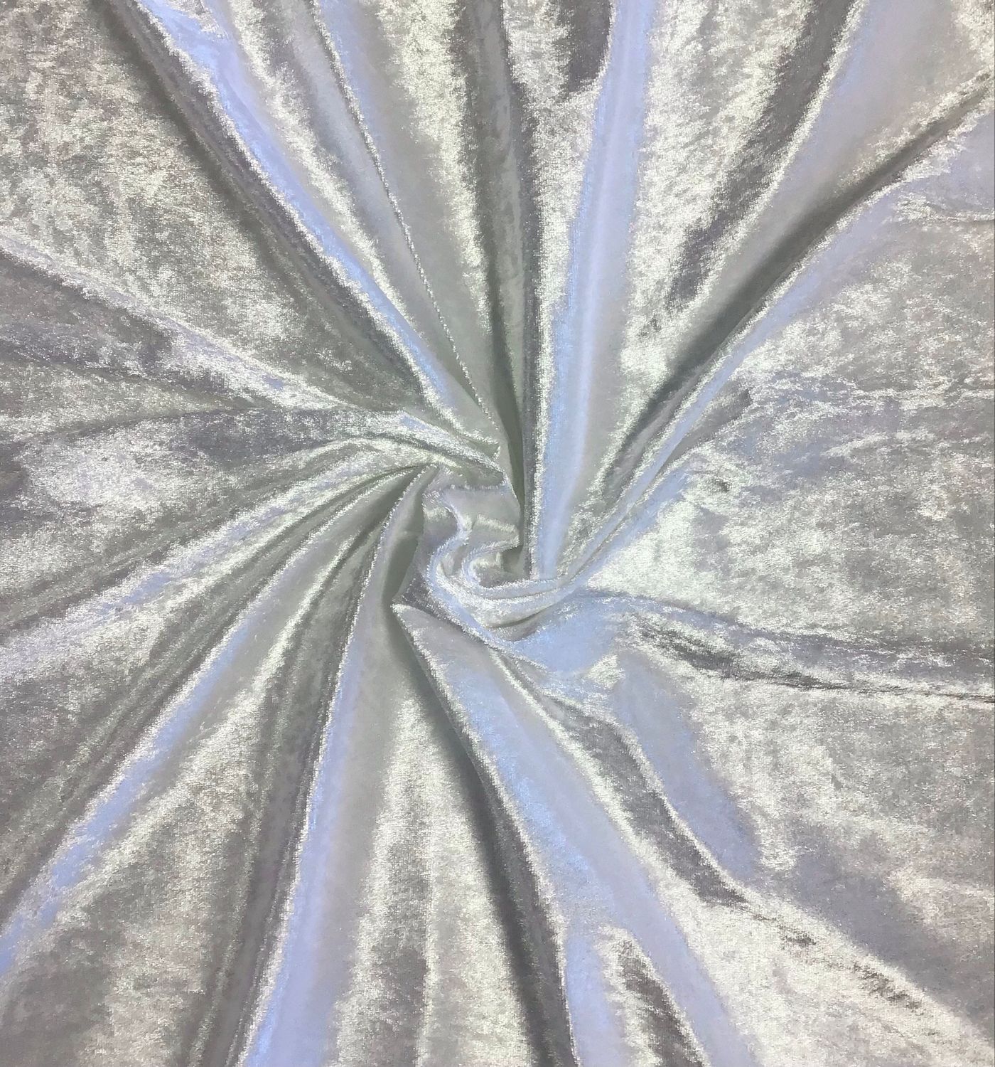 Crushed Velvet- White