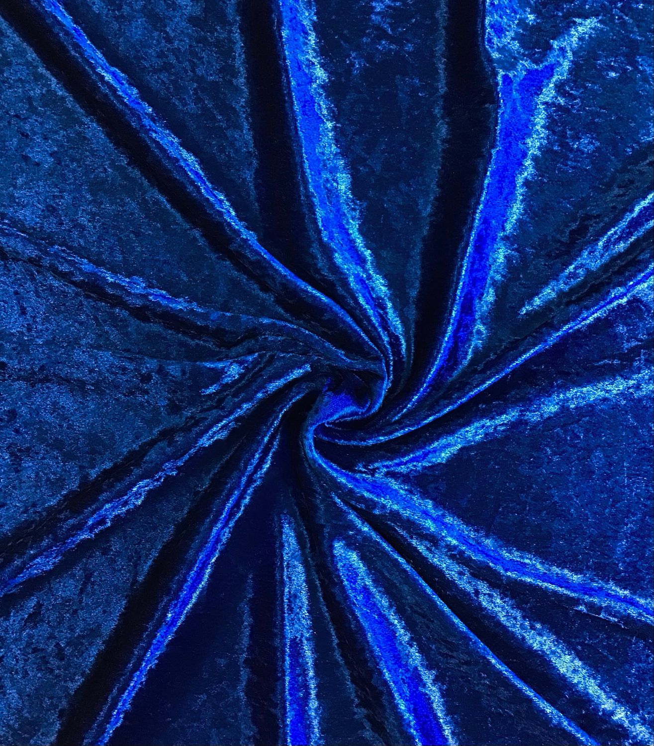 Crushed Velvet- Royal Blue