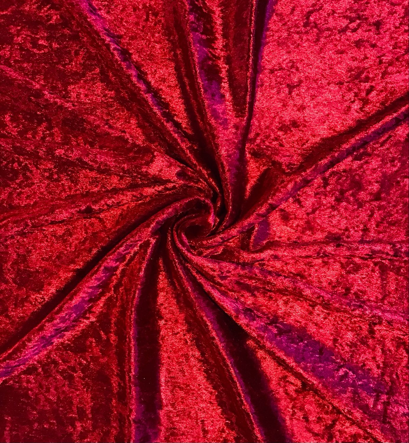 Crushed Velvet- Red