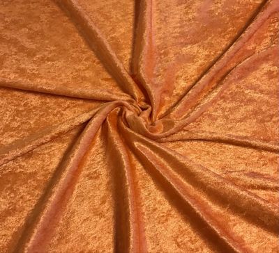 Crushed Velvet- Orange