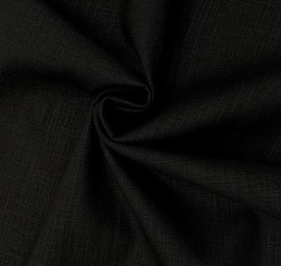 Cotton Linen Mix- Black