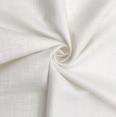 Cotton Linen Mix- White