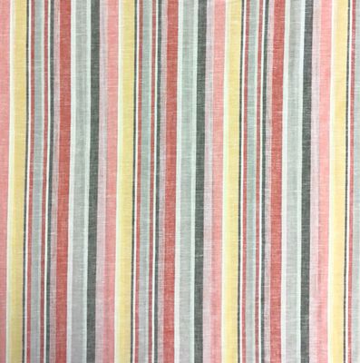 Cotton Linen Mix- Pink/ Buttermilk