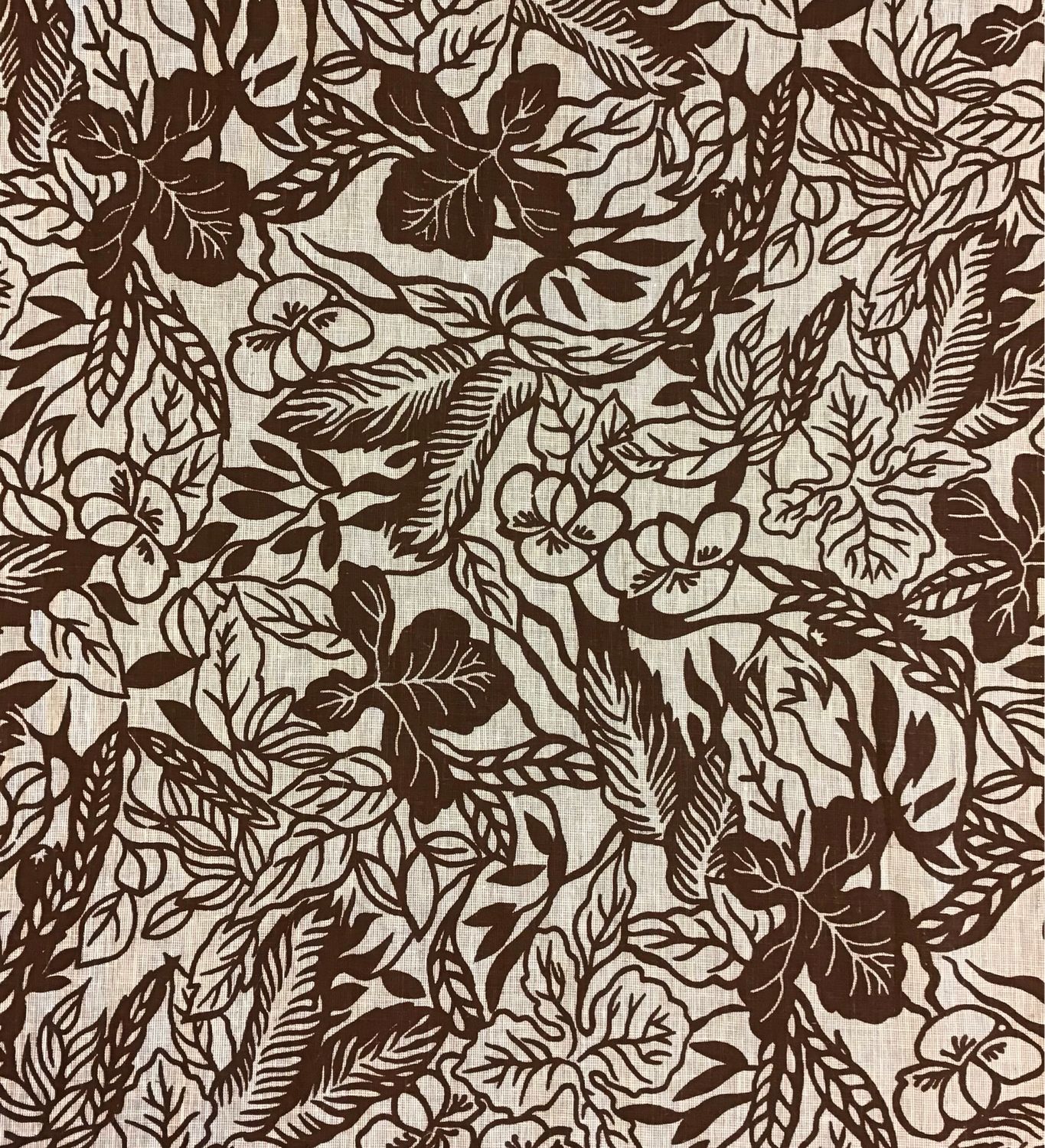 Brown Grey-Cotton Linen