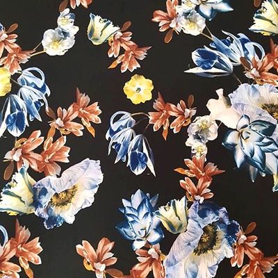 Patterned Scuba- Multicolour Floral