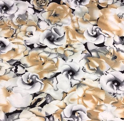 Ponte Roma- Beige, Grey Floral