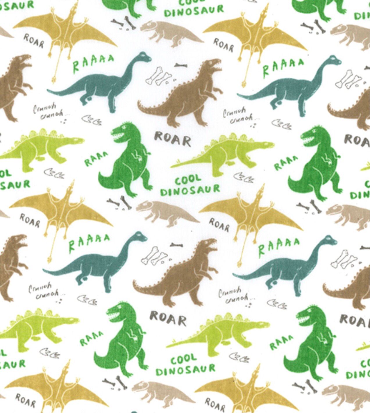 Polycotton- Dinosaurs