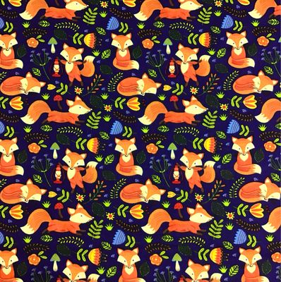 Polycotton- Foxes