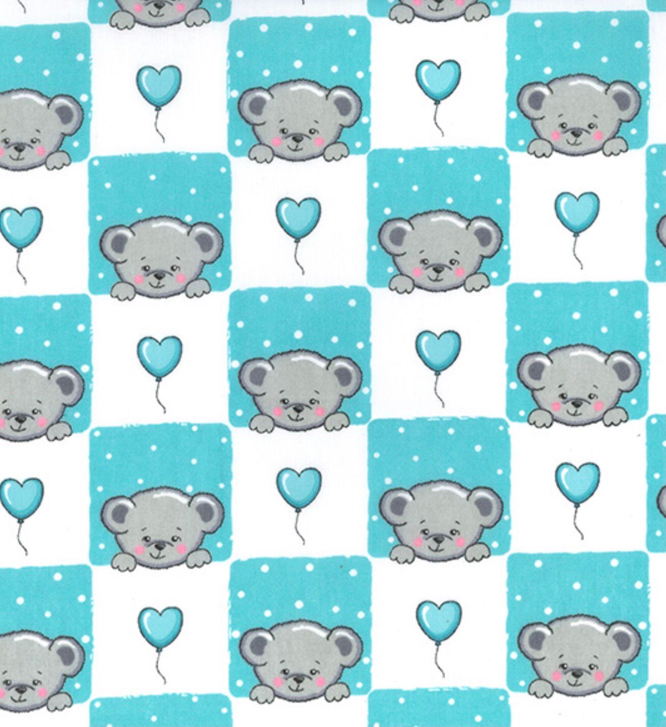 Polycotton- Teddy Bear