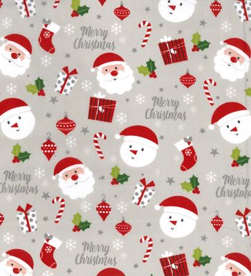 Polycotton- Santa