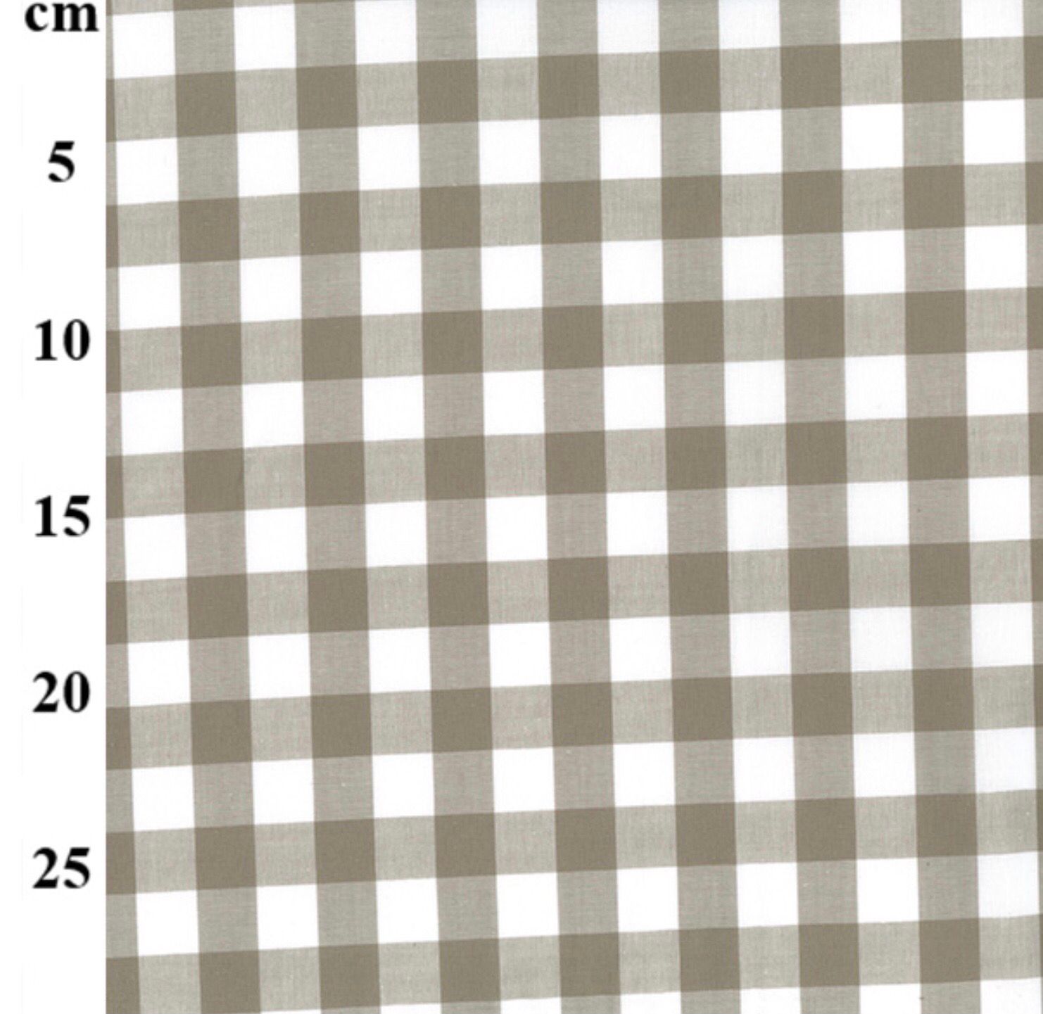 17mm Yarn Dyed Cotton Gingham- Sand