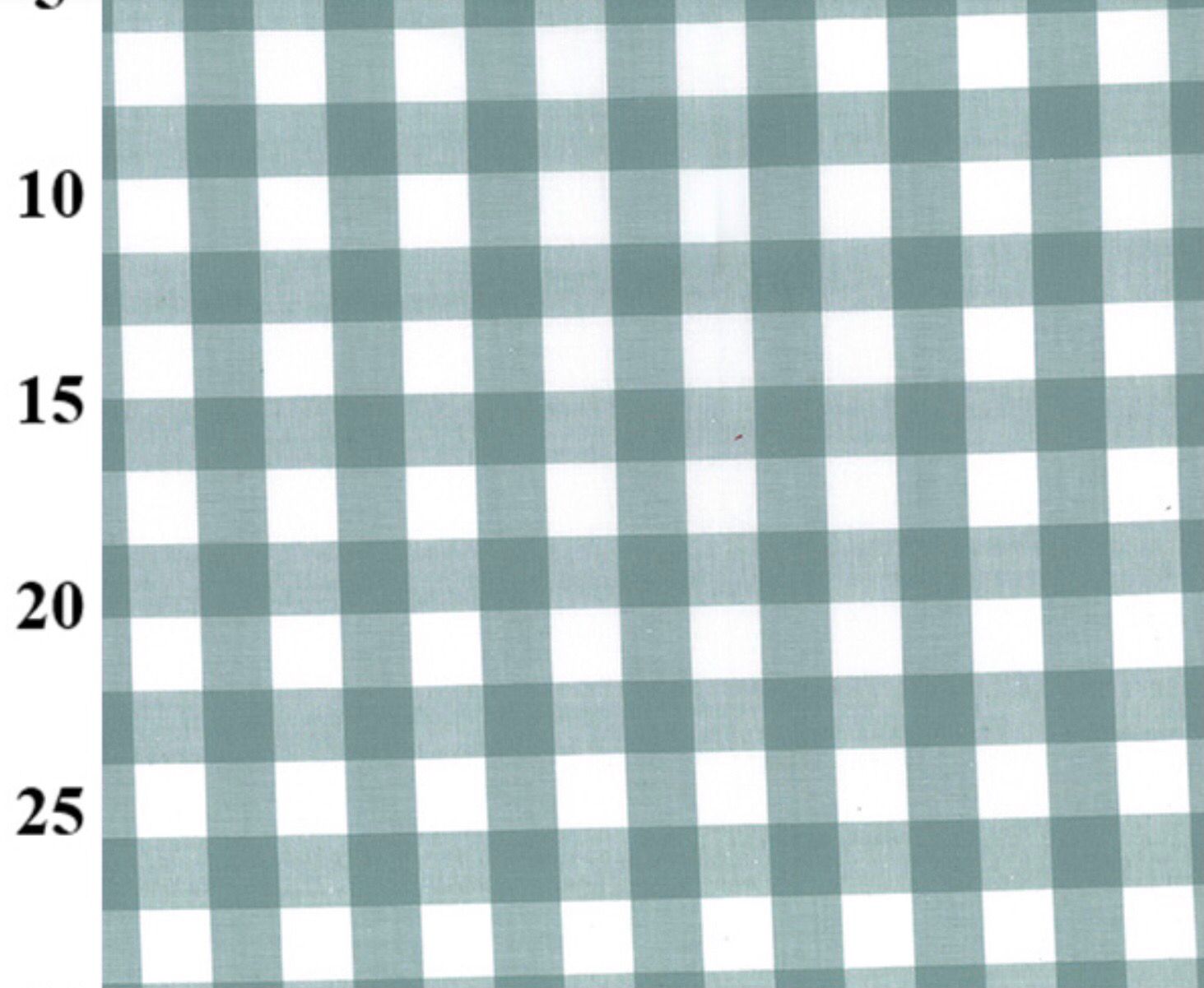 17mm Yarn Dyed Cotton Gingham- Duck Egg