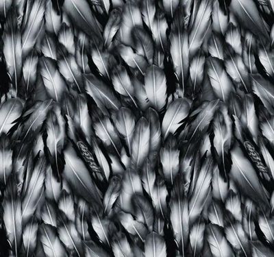 Strokes Of The Wild- Grey Feathers
