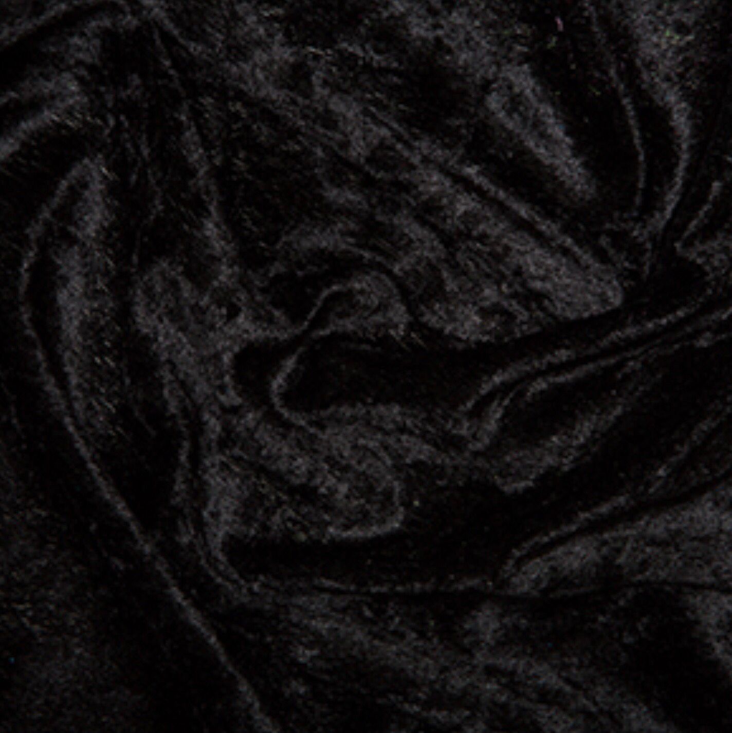 Crushed Velvet- Black