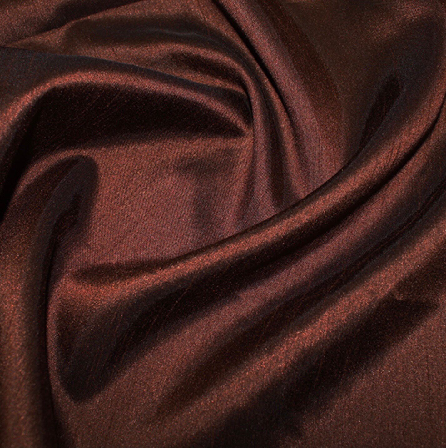 Shantung Satin-Chocolate