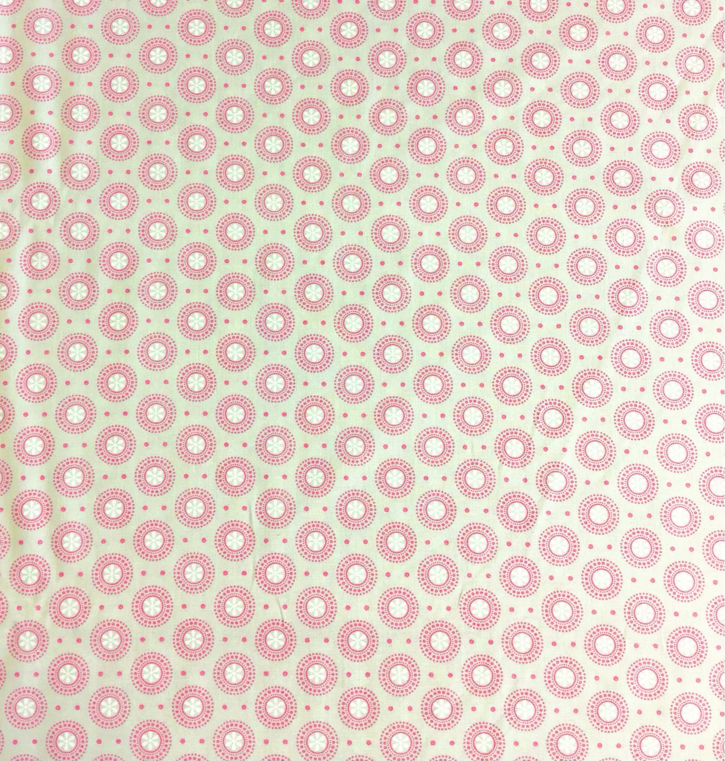 Organic Cotton - Pink Circles
