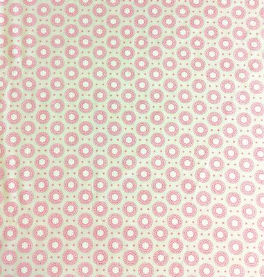 Organic Cotton - Pink Circles